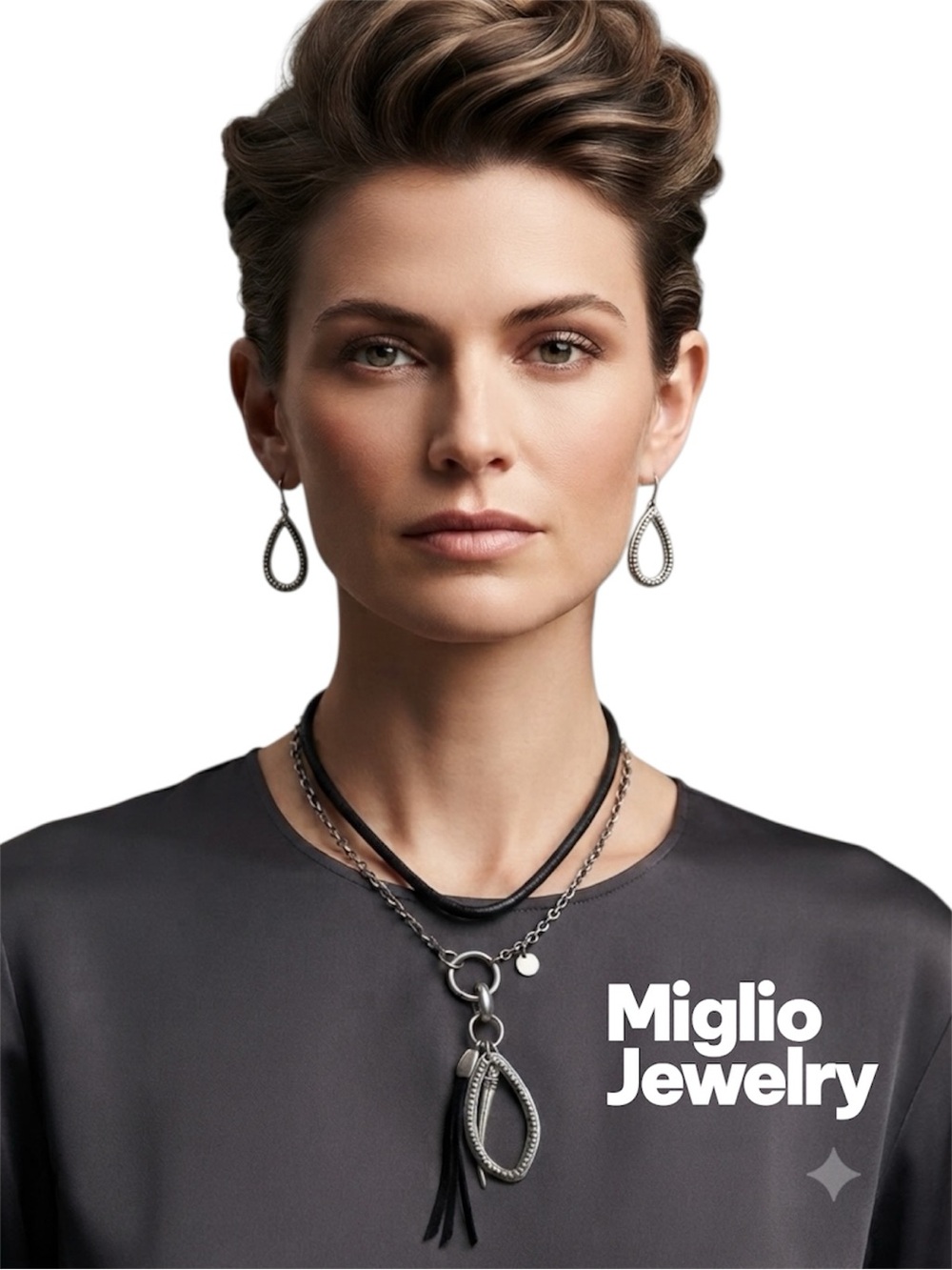 Miglio Jewelry Multi-Piece Convertible Necklace & Earrings Set – Cape Town